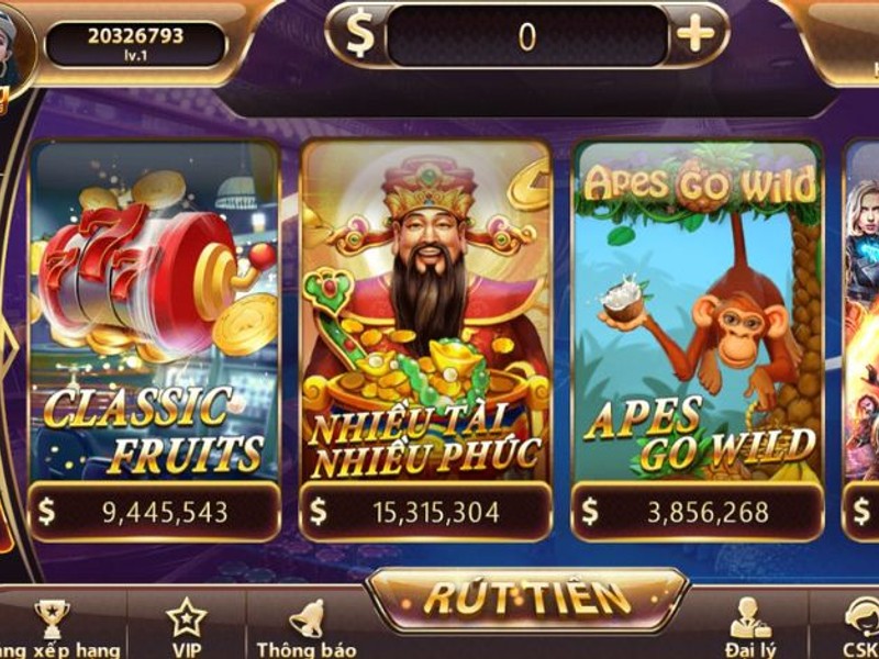 Hình ảnh các trò chơi slot game tại Zom Club